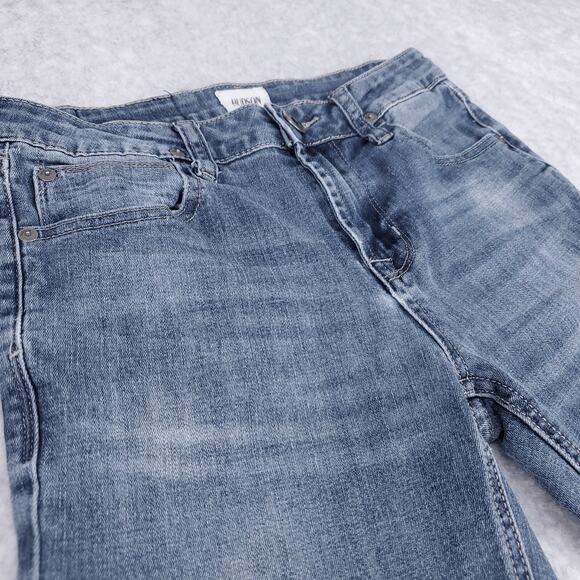 Hudson Jeans Womens 10 Medium Wash Blue Straight Leg Stretch Trendy - Picture 9 of 13